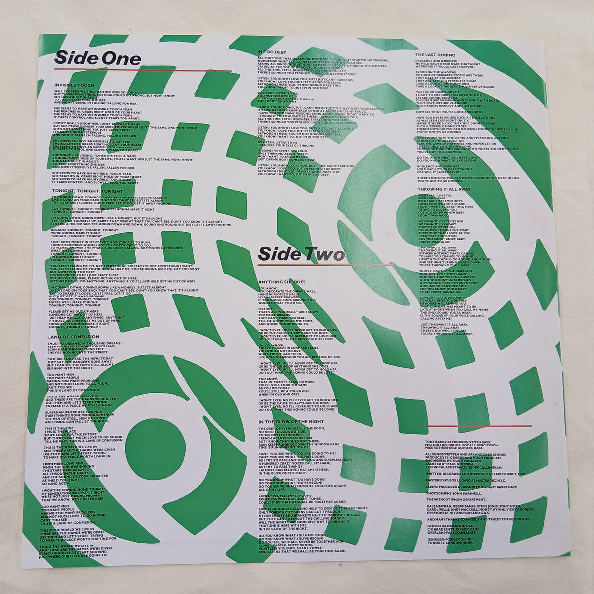 Toshiba EMI Record: Invisible Touch