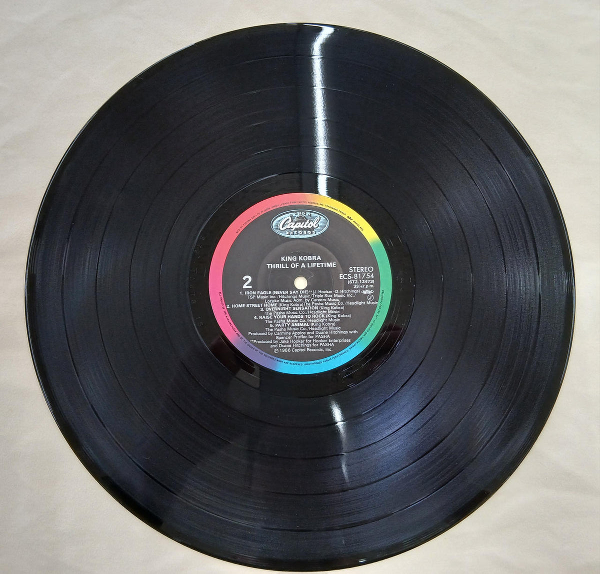 Toshiba EMI Record: Street Corner Thrill
