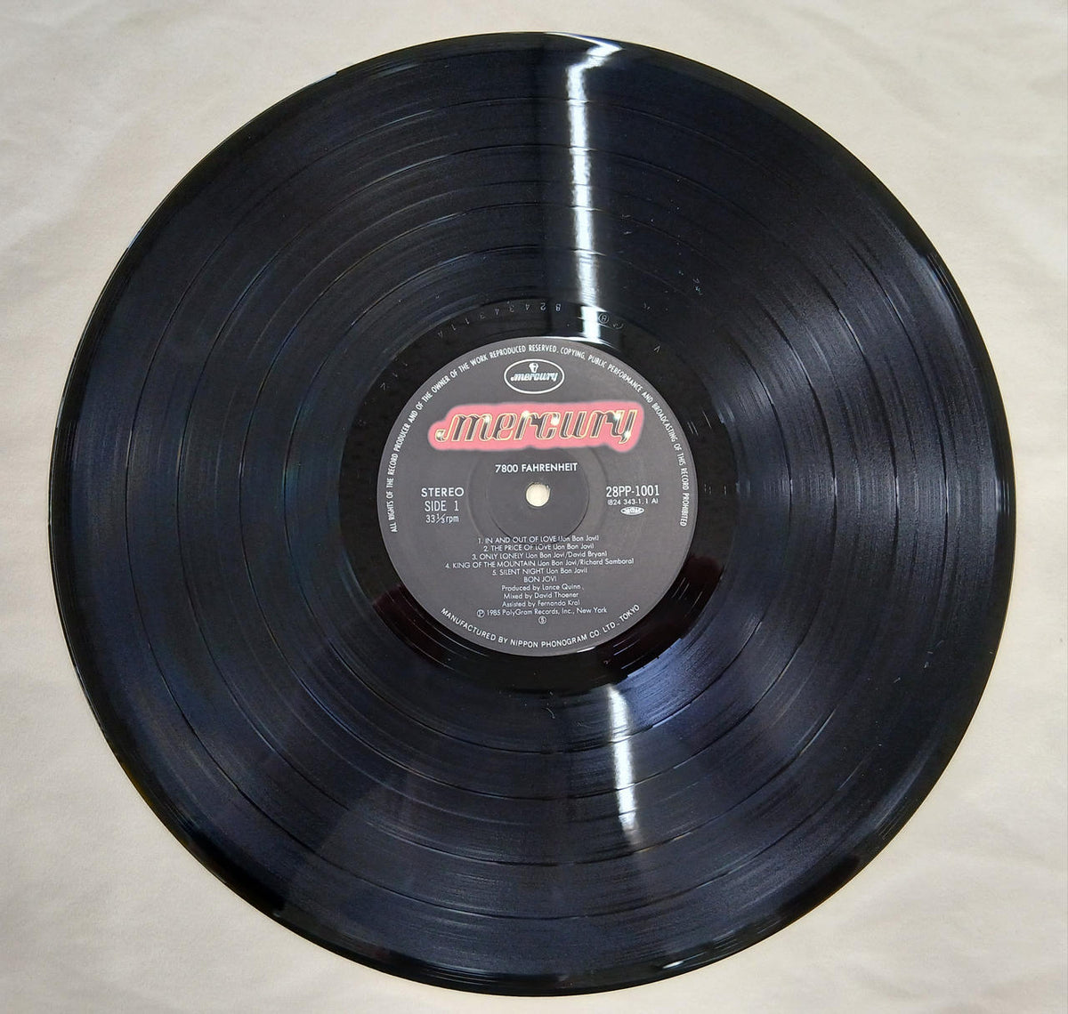Mercury Records Record: 7800° Fahrenheit