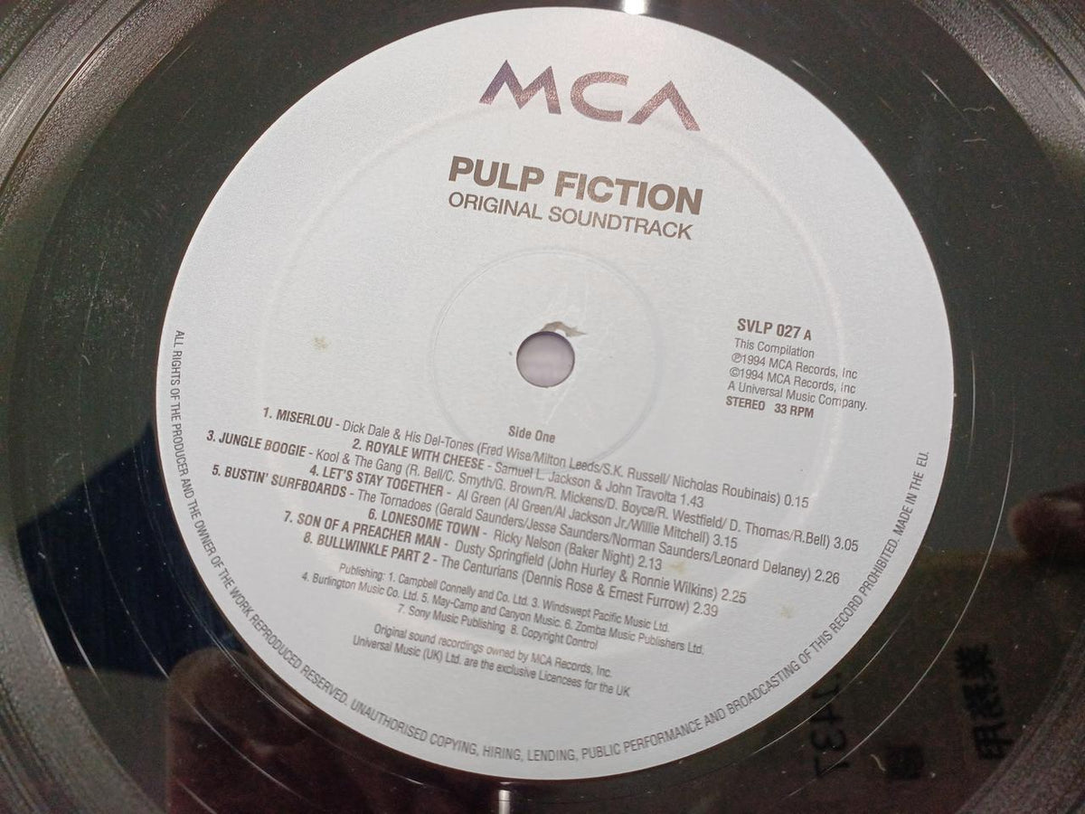 MIRAMAX LP MUSIC FROM THE MOTION PICTURE