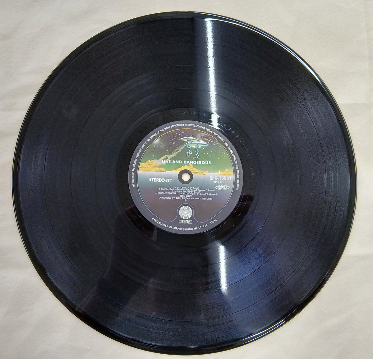 Vertigo Records Record: Live and Dangerous