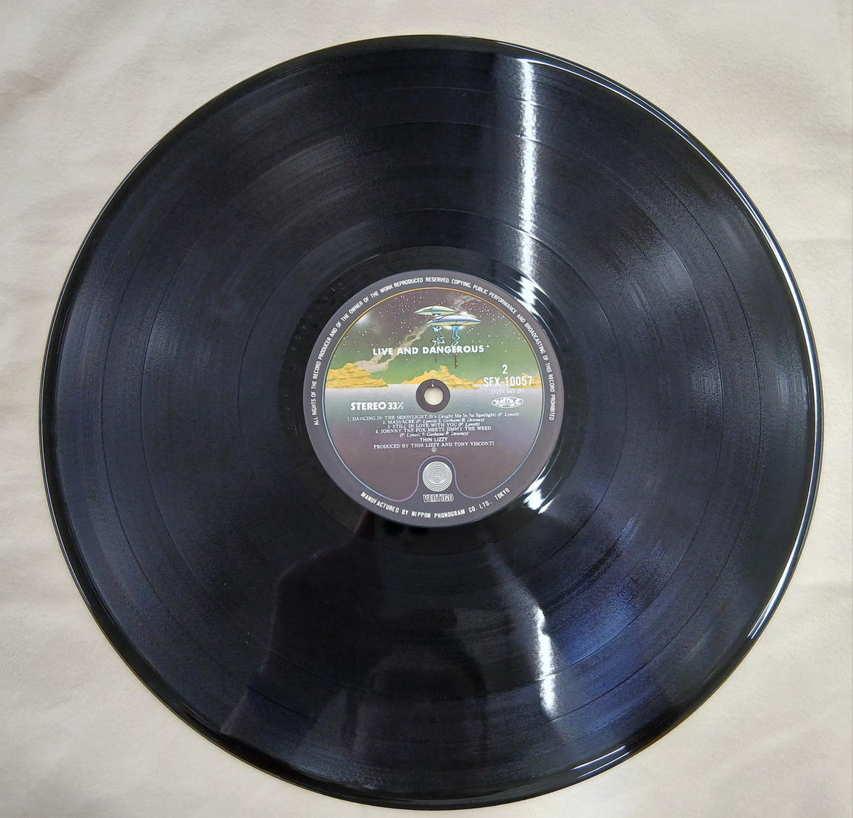Vertigo Records Record: Live and Dangerous