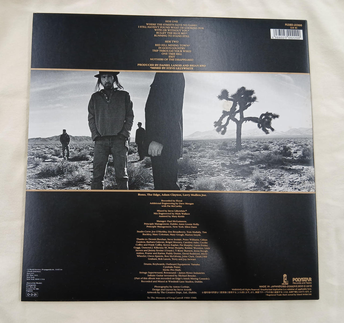 Polystar Records Record: Joshua Tree