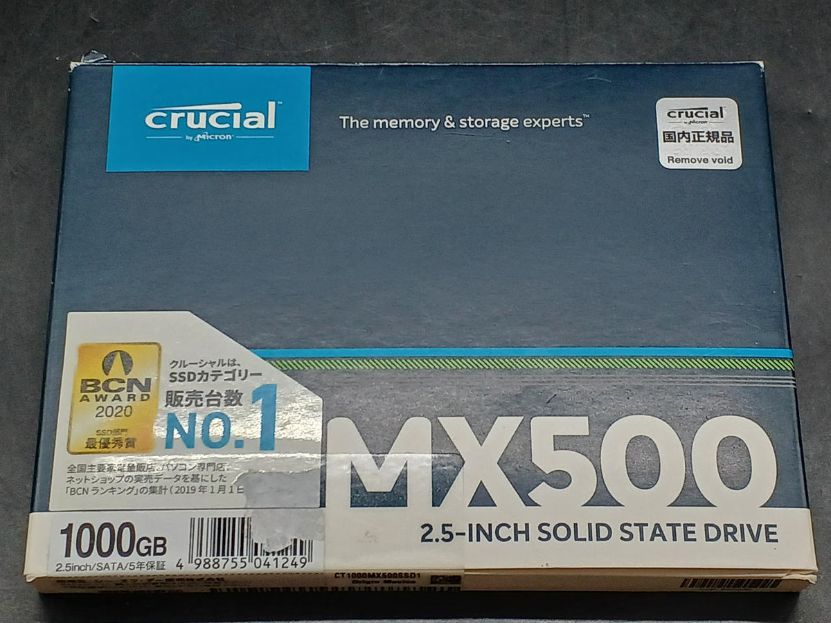 Crucial SSD(1TB) CT1000MX500SSD1