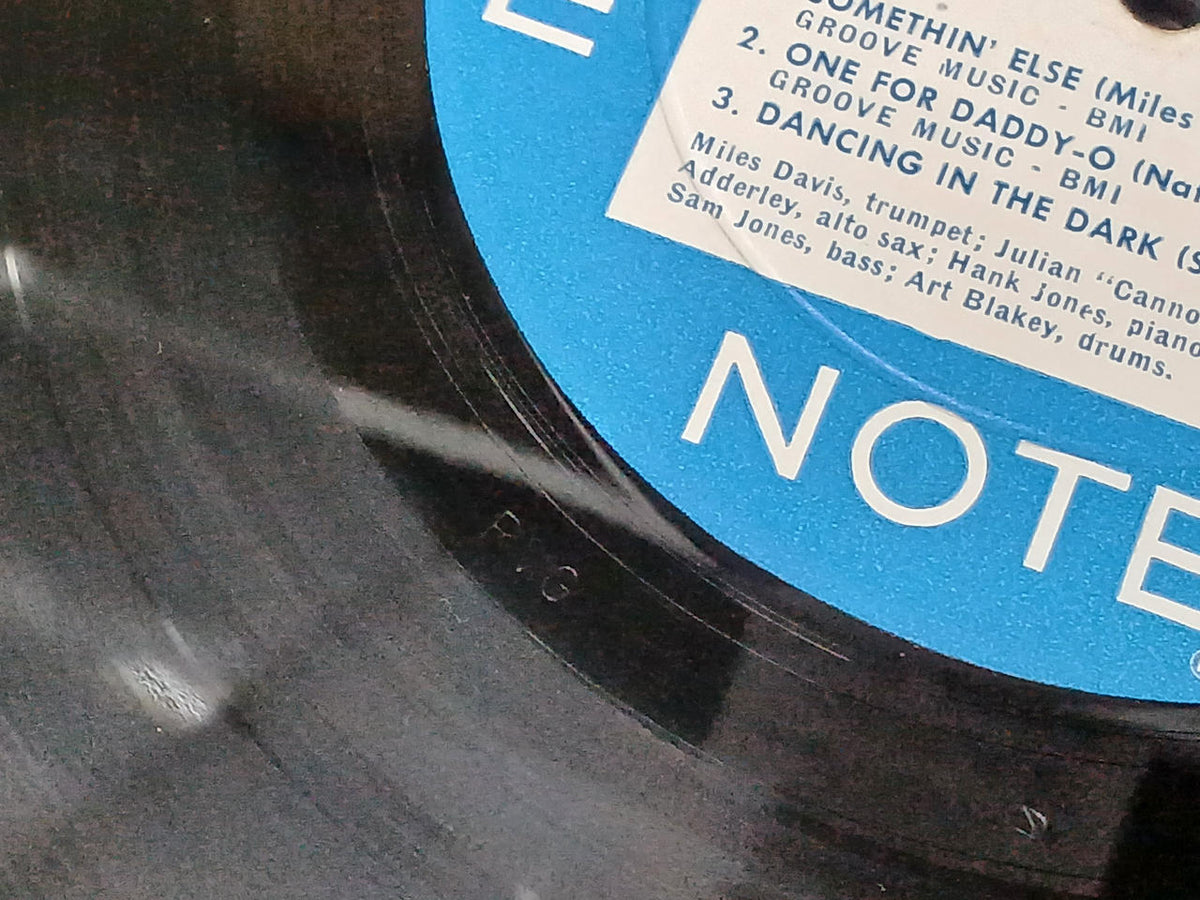 Blue Note Records JAZZ Records SOMETHIN'ELSE / Cannonball Adderley