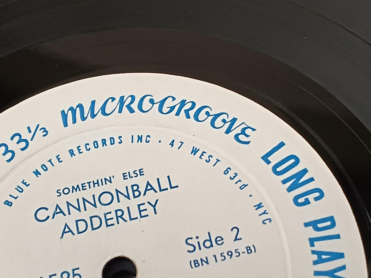 Blue Note Records JAZZ Records SOMETHIN'ELSE / Cannonball Adderley