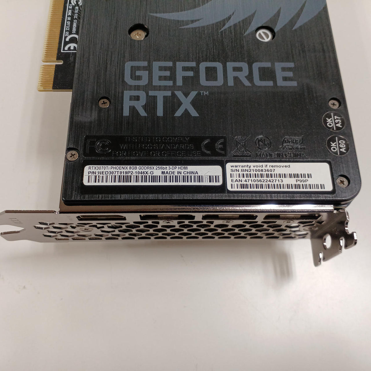 GAINWARD Graphics Board: GEFORCE RTX 3070TI PHOENIX