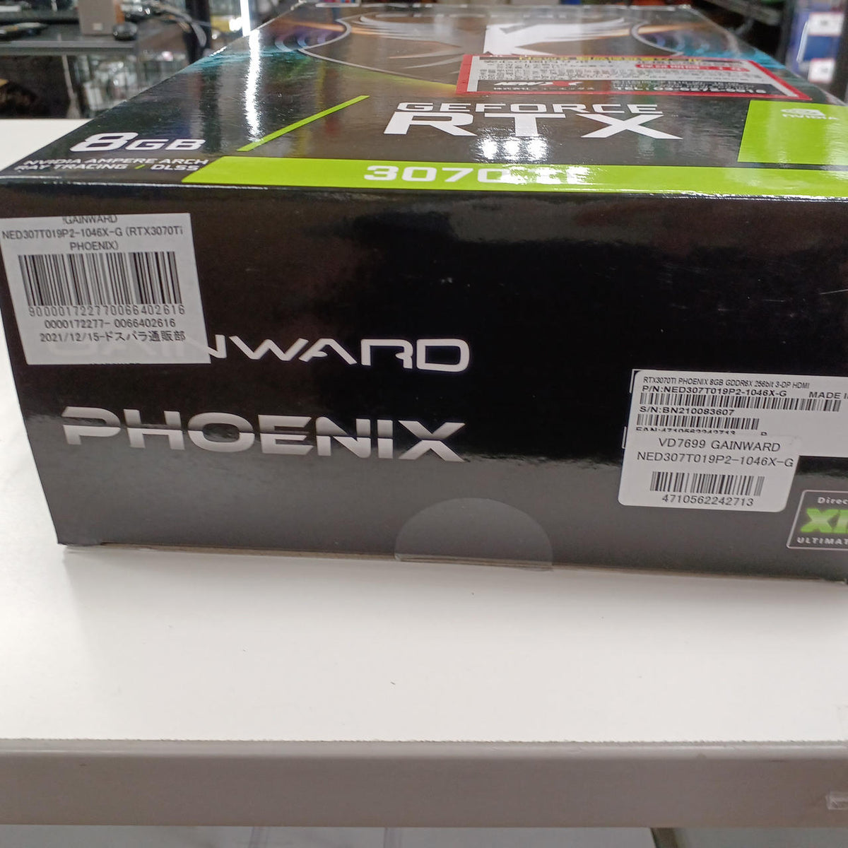 GAINWARD Graphics Board: GEFORCE RTX 3070TI PHOENIX