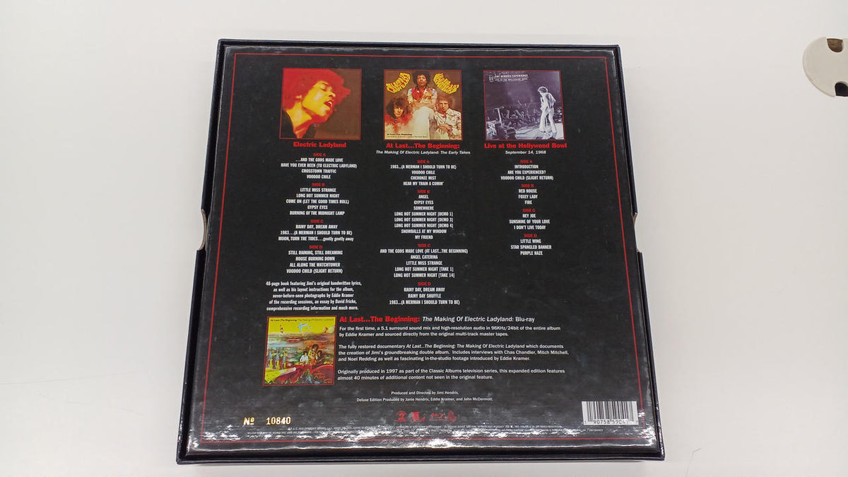 LEGACY RECORDINGS 6LP+BLU-RAY DISC ELECTRIC LADYLAND - 50TH ANNIV