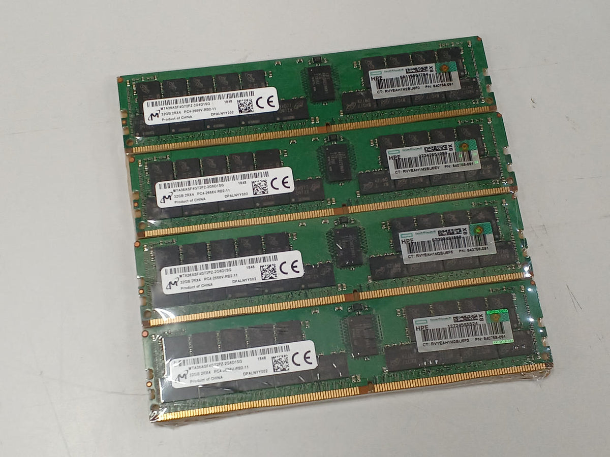 MICRON Server Memory: DDR4 128GB (32GB×4)