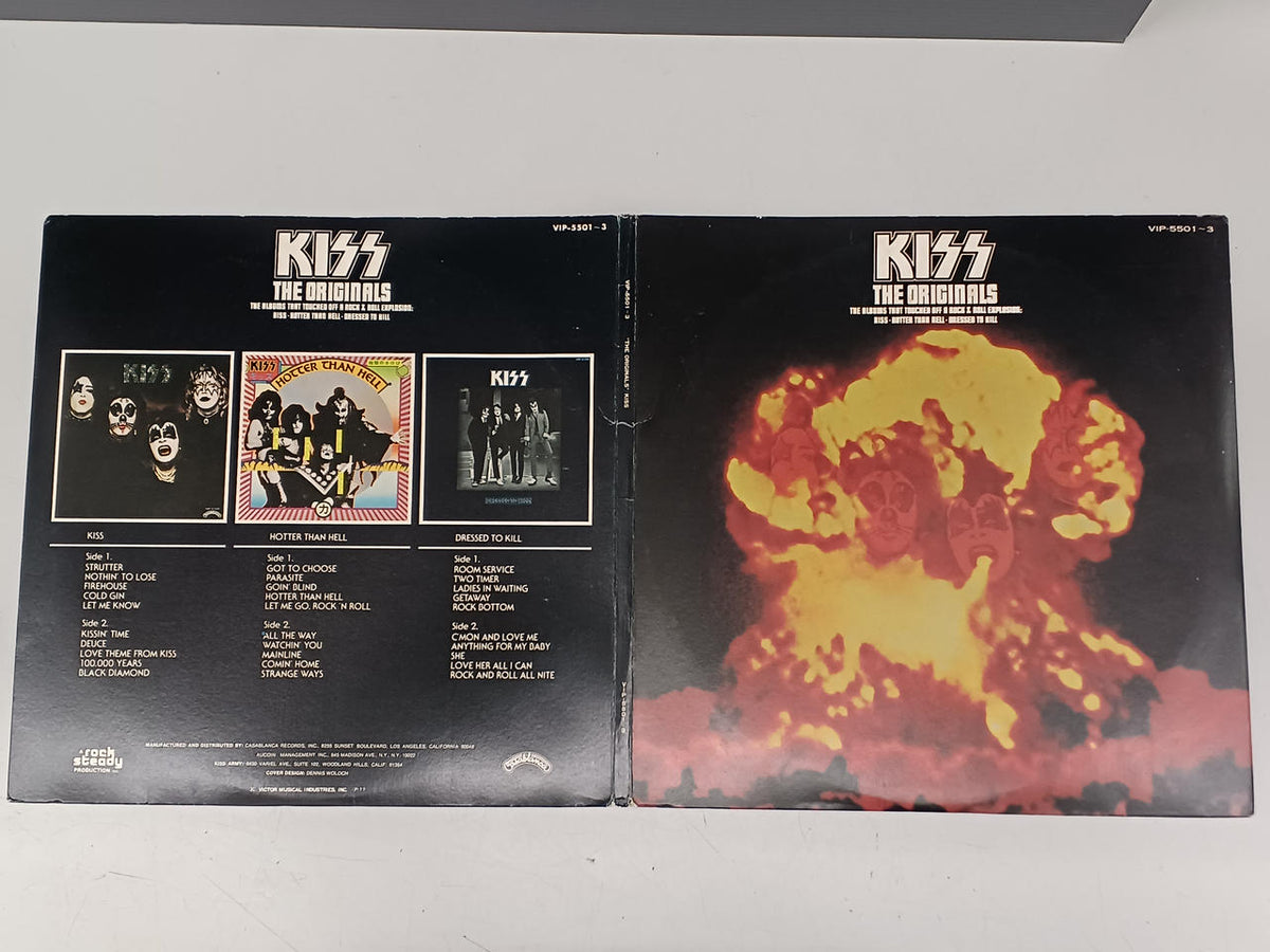 VICTOR Western Music Record KISS / The Full Picture of Hell