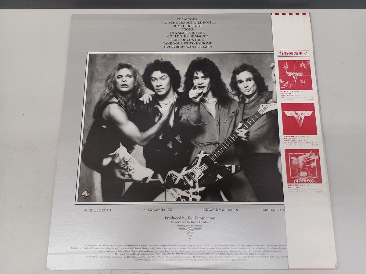 WARNER Western Music Record VAN HALEN / Dark Code
