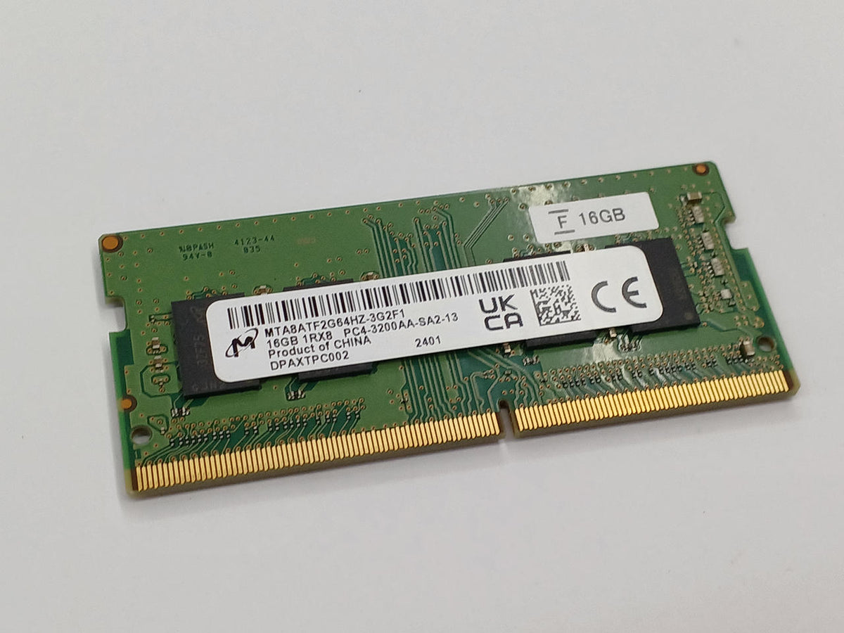 MICRON DDR4-3200 16GB 1 chip MTA8ATF2G64HZ-3G2F1