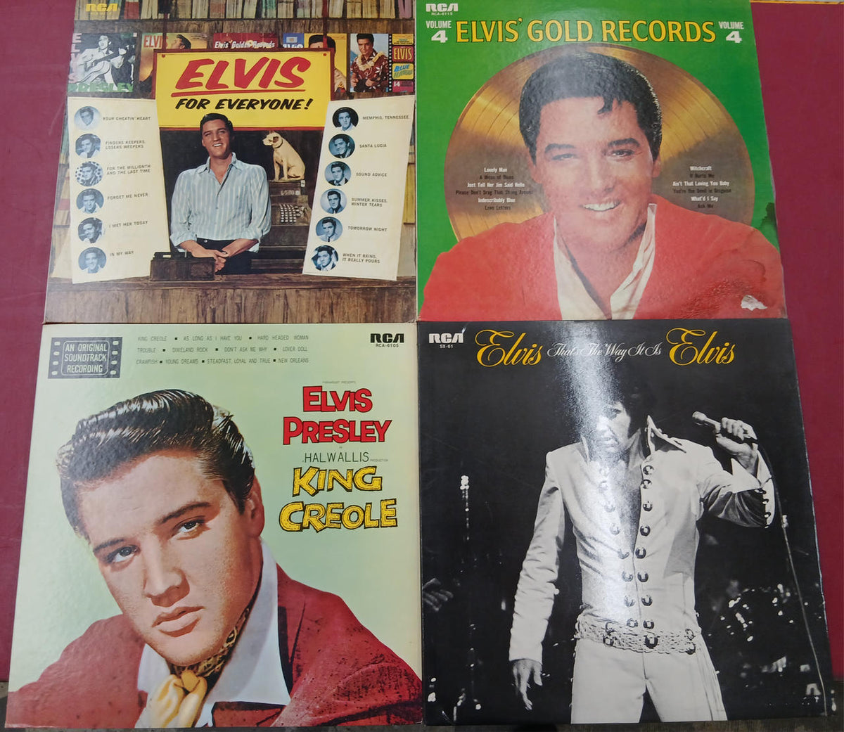 each company [Junk] Elvis Presley 21-Record Set