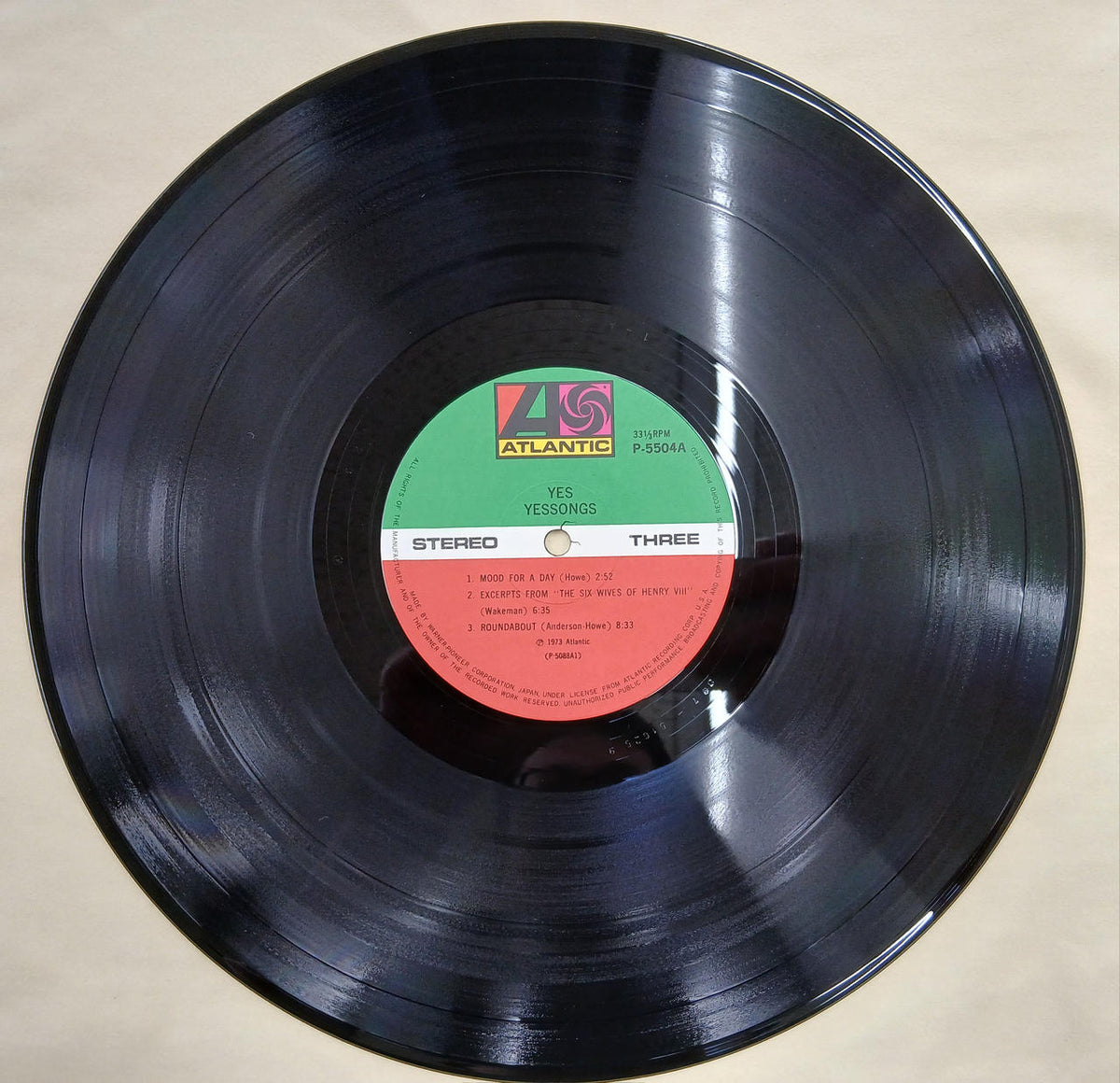 Warner Pioneer Record: Yes Songs