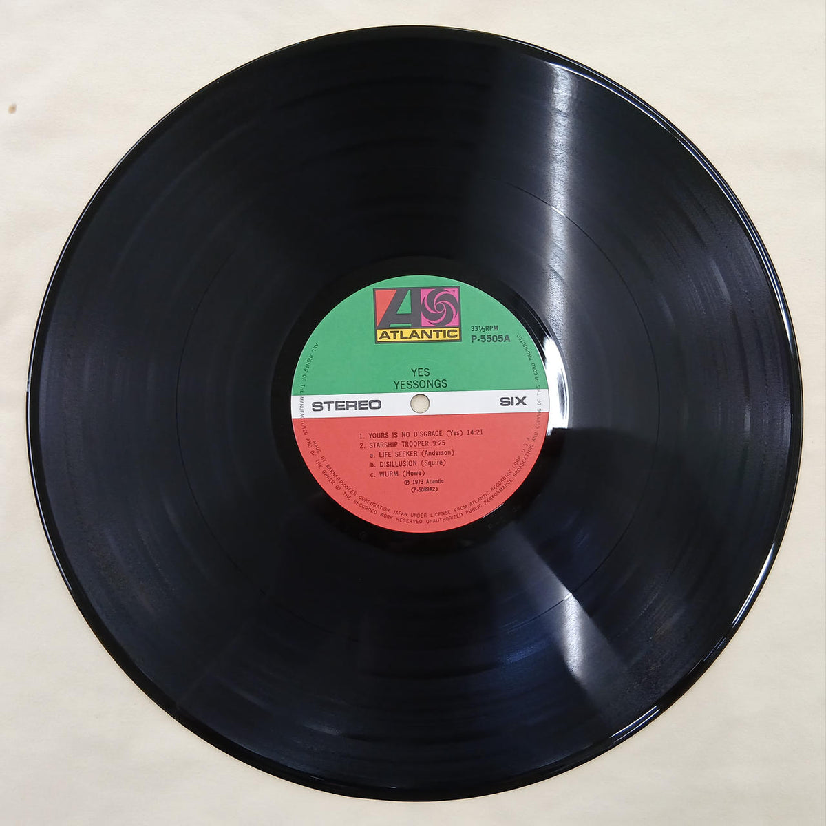 Warner Pioneer Record: Yes Songs