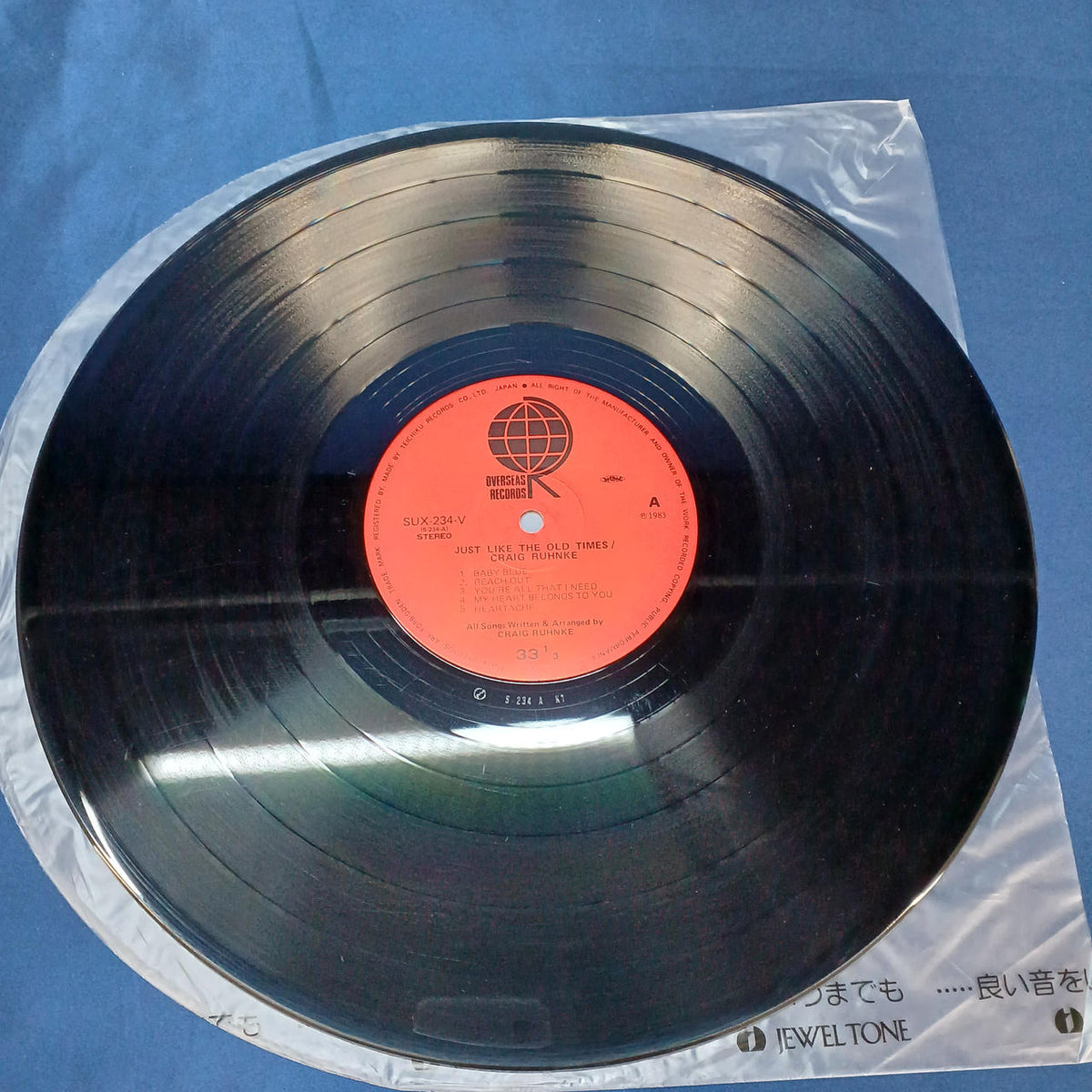 OVERSEAS LP CRAIG RUHNKE JUST LIKE THE SUX-234-V