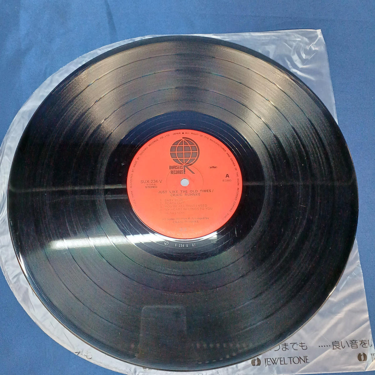 OVERSEAS LP CRAIG RUHNKE JUST LIKE THE SUX-234-V