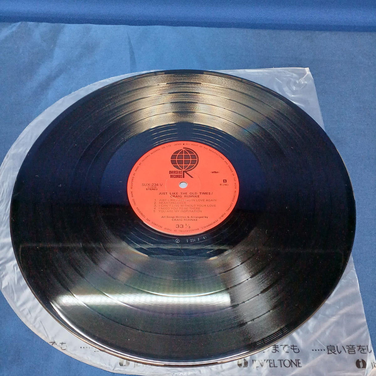 OVERSEAS LP CRAIG RUHNKE JUST LIKE THE SUX-234-V