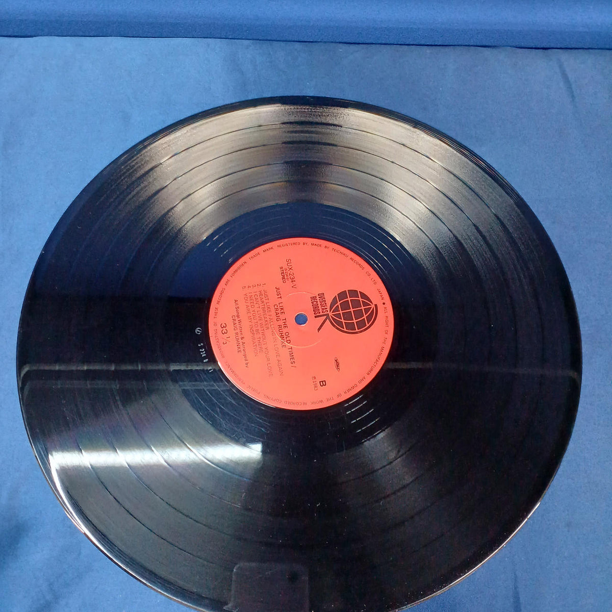 OVERSEAS LP CRAIG RUHNKE JUST LIKE THE SUX-234-V