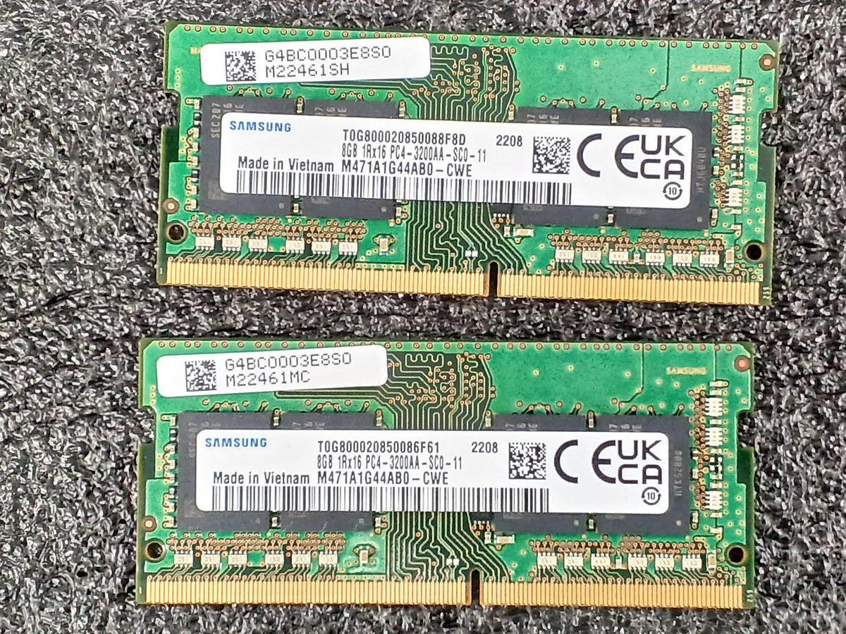 SAMSUNG Laptop Memory PC4-25600 (3200) 8GB x2