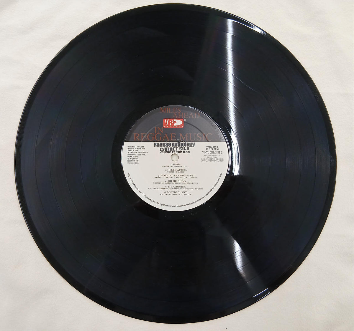 VP RECORDS Record MUSIC IS THE ROD