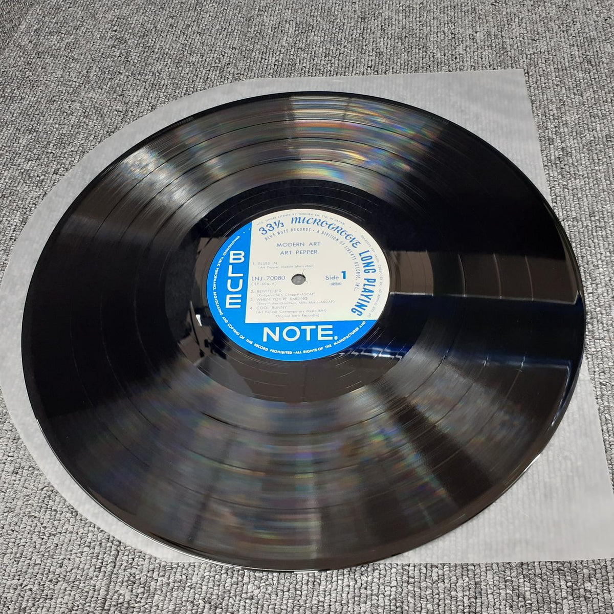 Toshiba EMI Art Pepper LNJ-70080