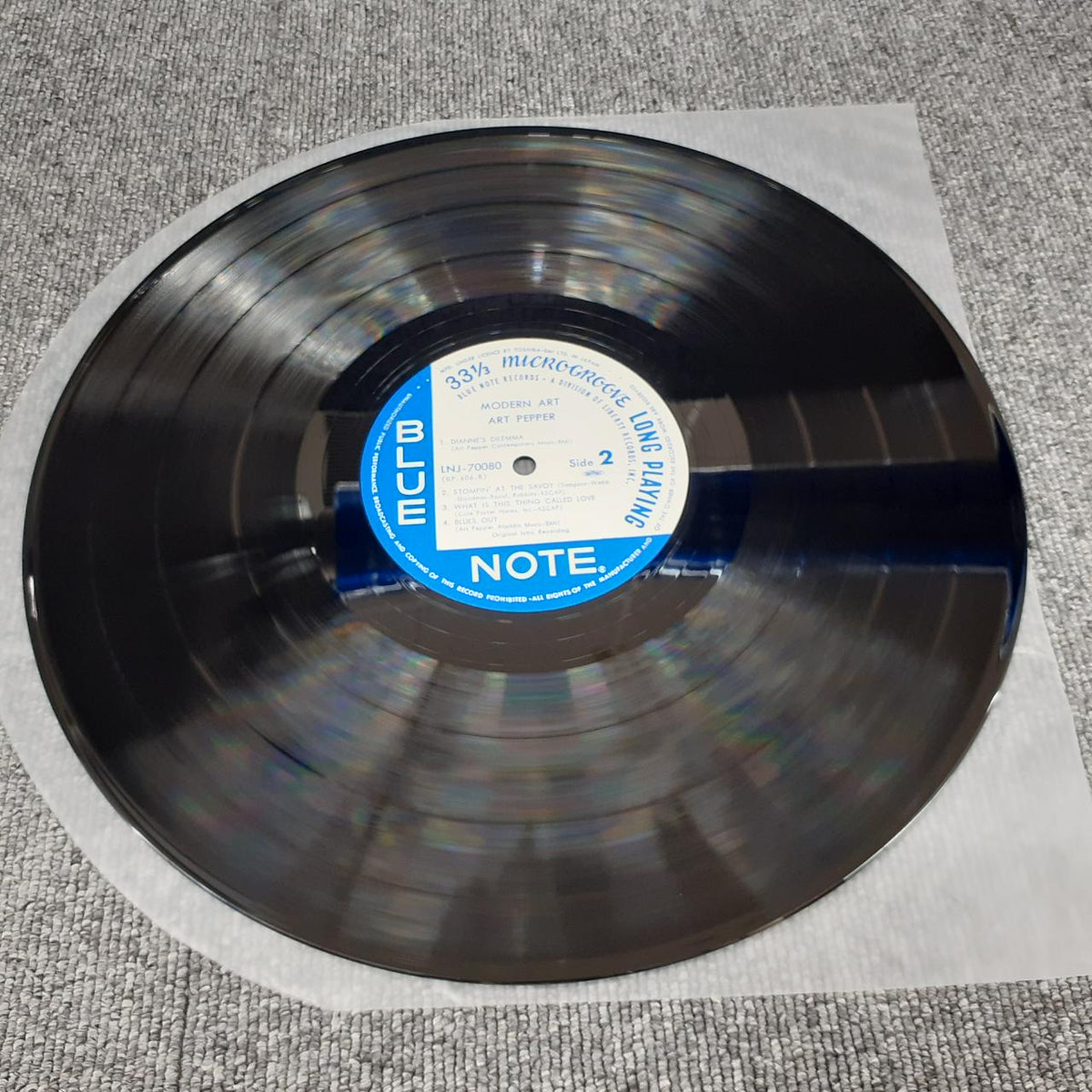 Toshiba EMI Art Pepper LNJ-70080