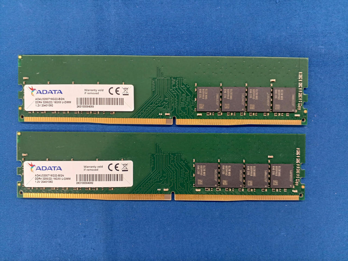 ADATA DDR4 PC4-25600 16GB 2 Modules AD4S320016G22-DTGN
