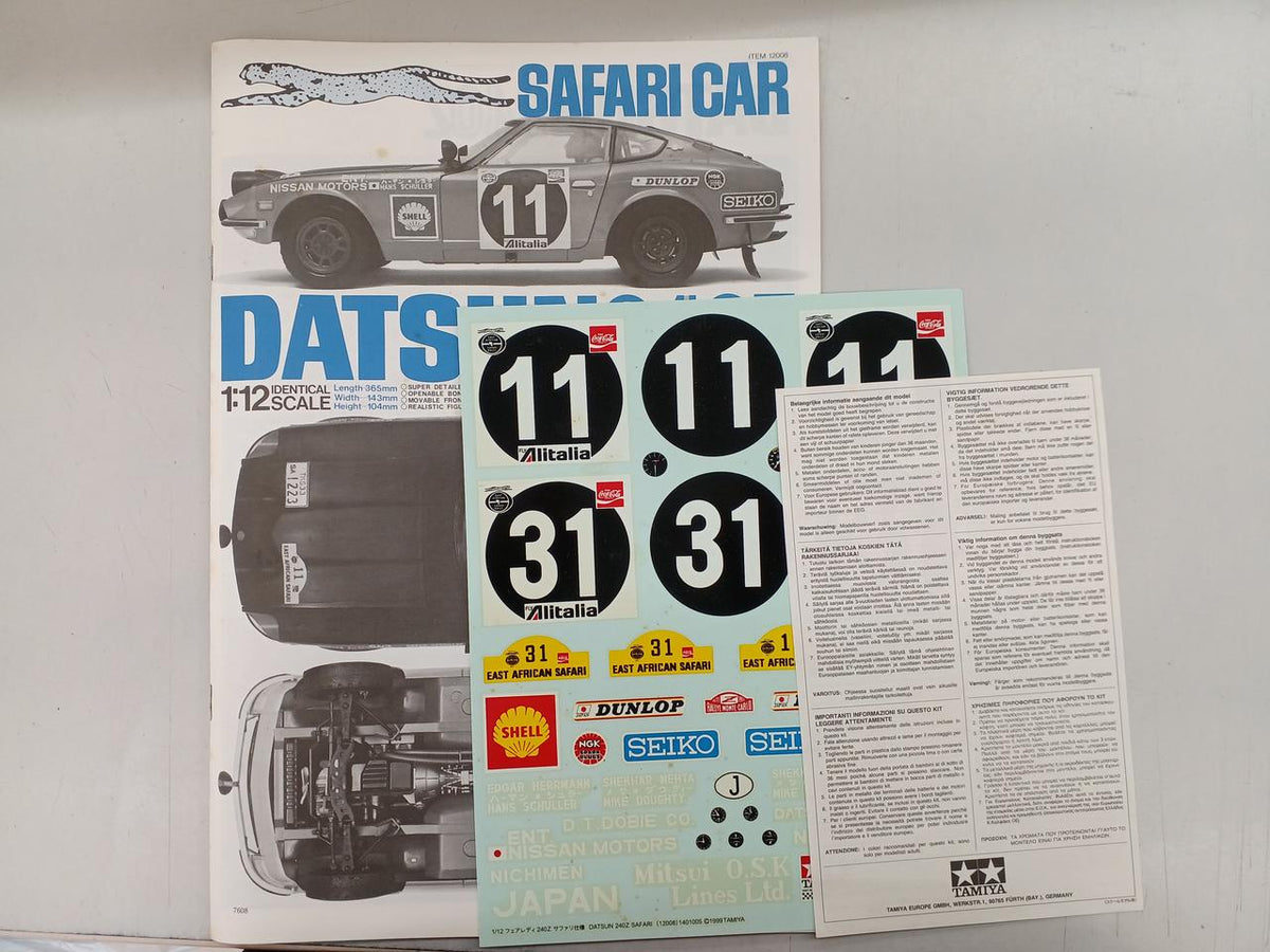 TAMIYA 1/12 Big Case Series NO.8 Fairlady 240Z [Safari Edition]