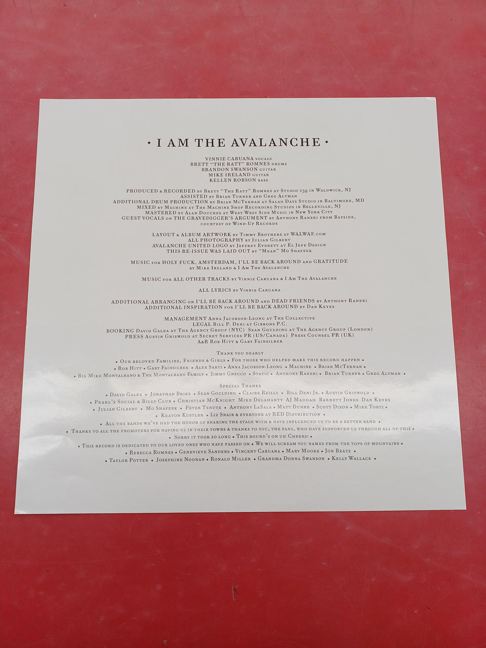 I SURRENDER Western Music I AM THE AVALANCHE