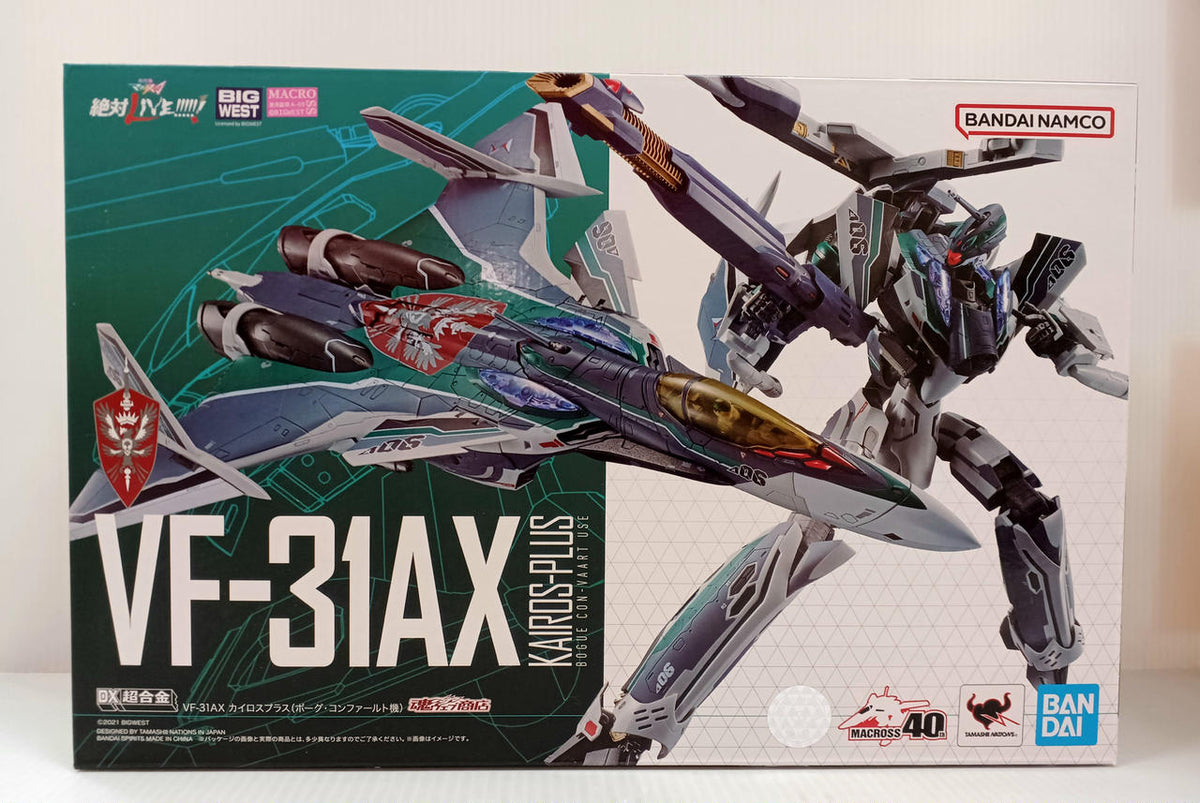 BANDAI DX Chogokin VF-31AX Kairos Plus (Borg Confurt Aircraft)