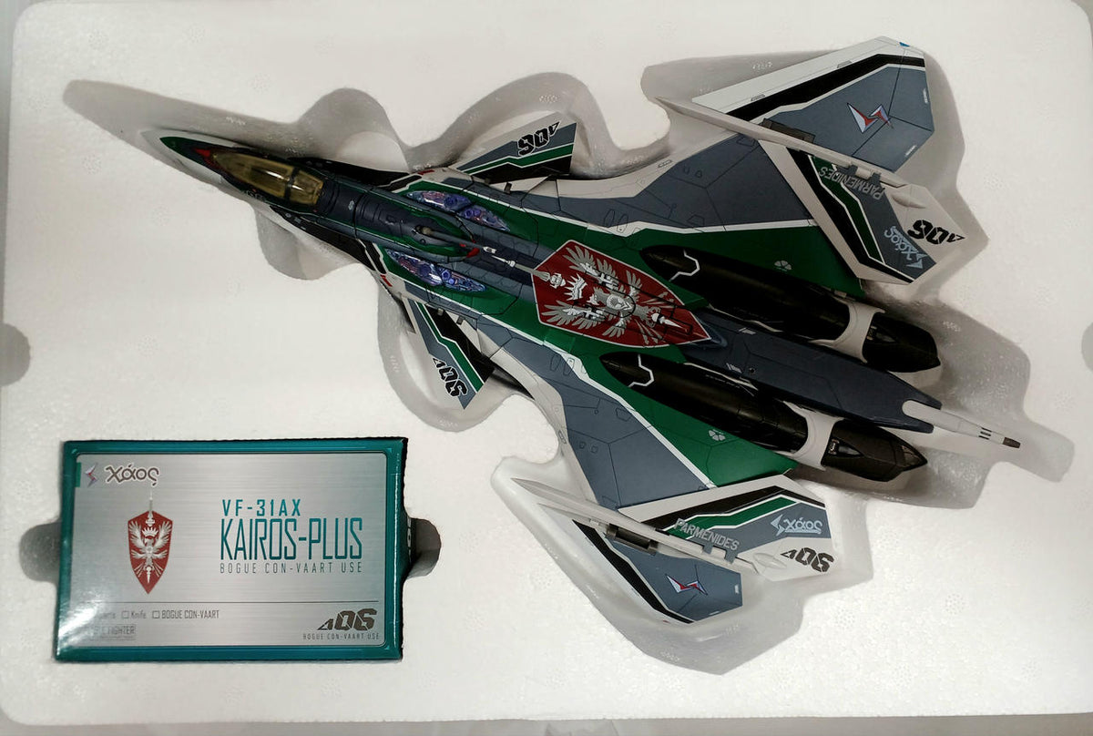 BANDAI DX Chogokin VF-31AX Kairos Plus (Borg Confurt Aircraft)