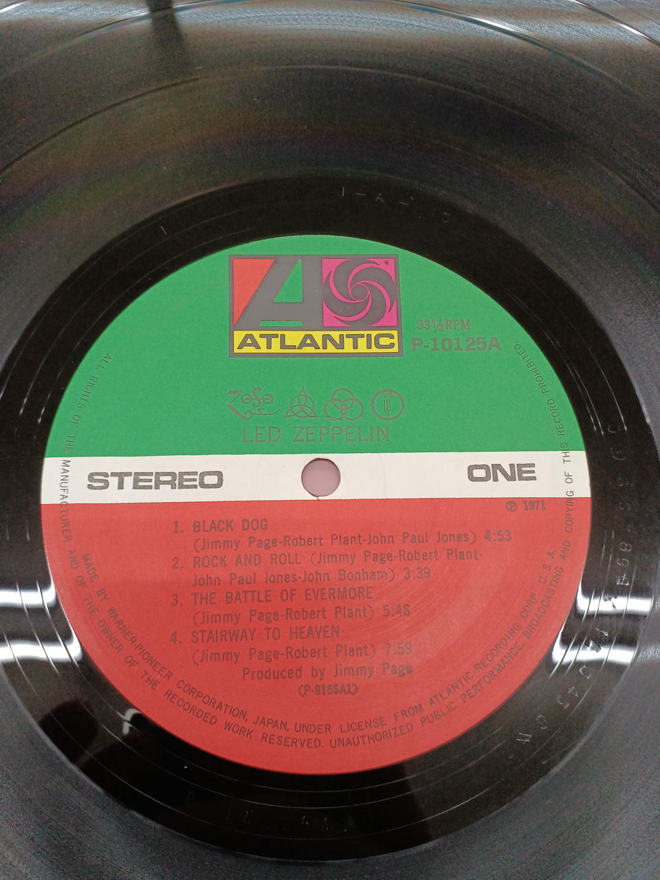 Warner Pioneer Western Music IV / Led Zeppelin