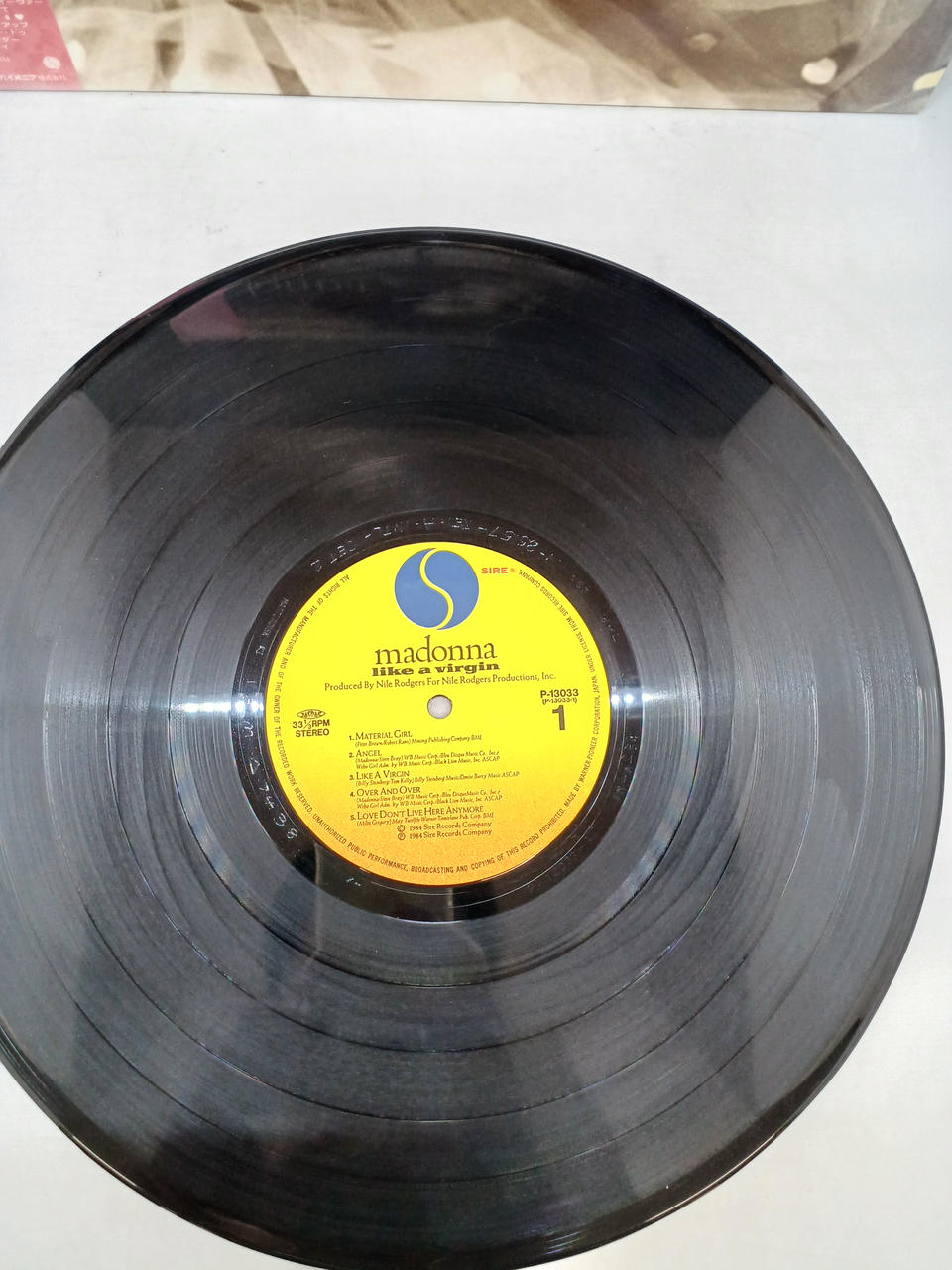 Warner Pioneer LIKE A VIRGIN/MADONNA P-13033