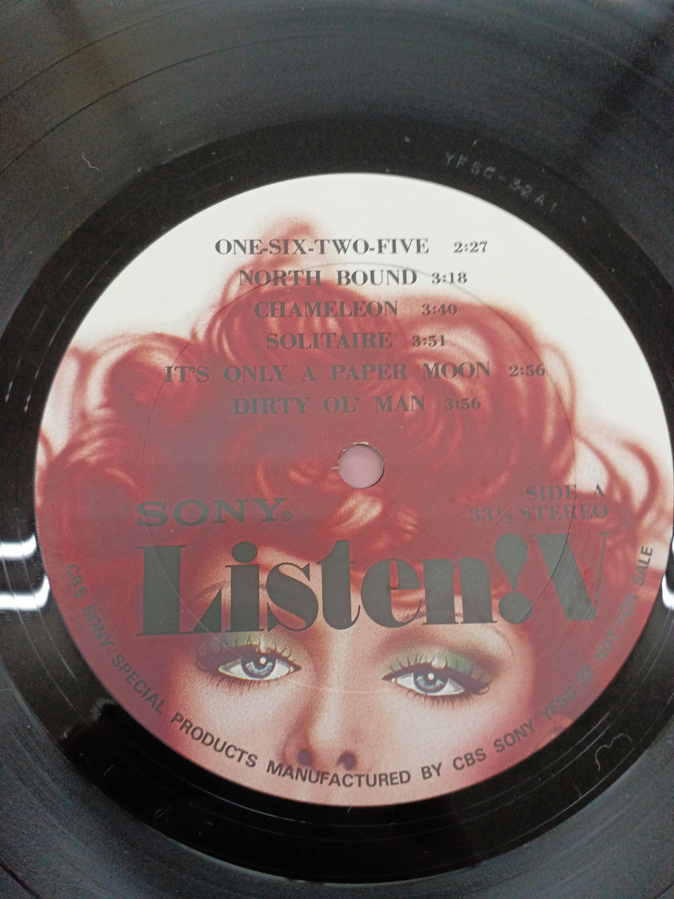 CBS Sony JAZZ/fusion LISTEN! 5