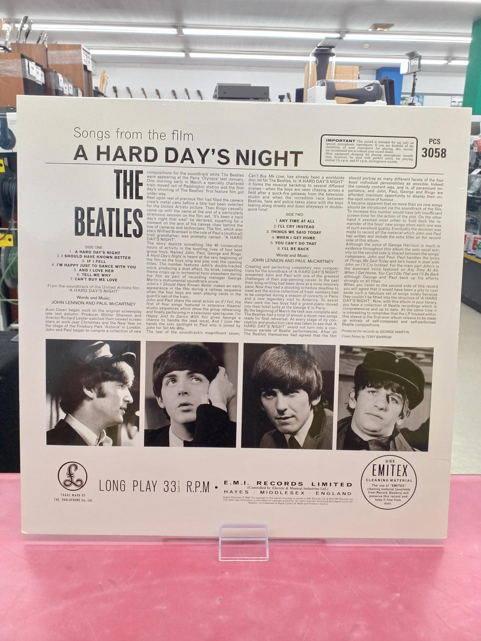 EMI Western Music The Beatles / A HARD DAY'S NIGHT