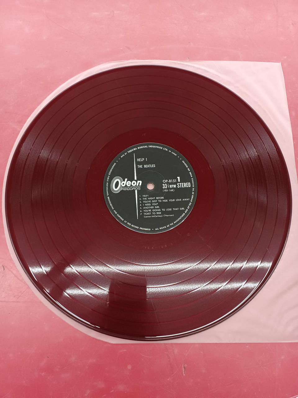 ODEON Western Music The Beatles / HELP!