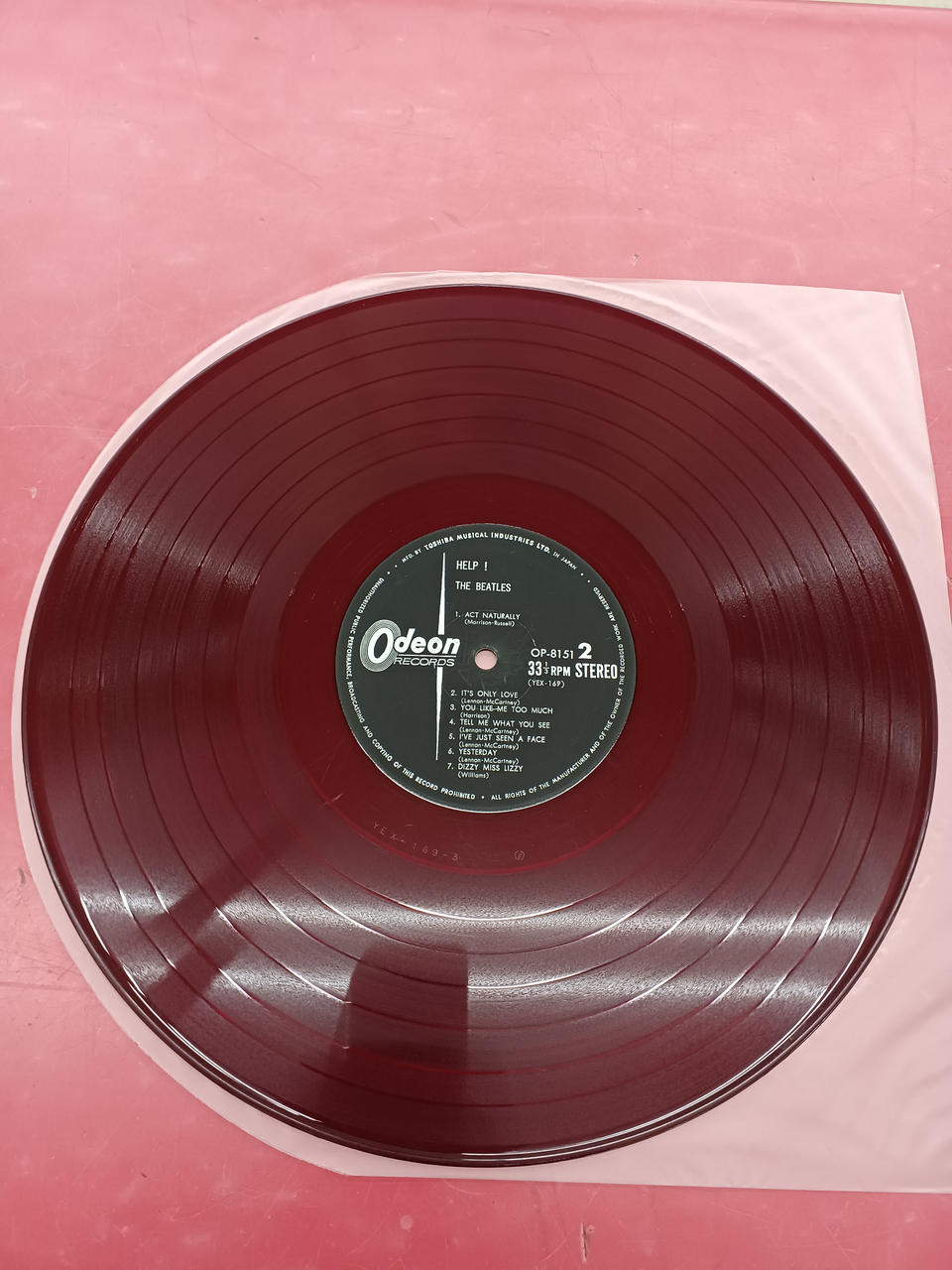 ODEON Western Music The Beatles / HELP!