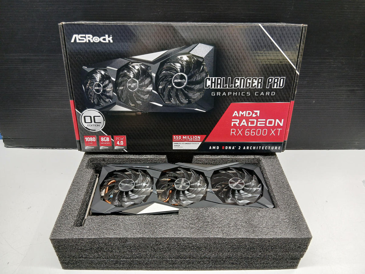 ASROCK Graphics Board RX6600XT CLP 8GO