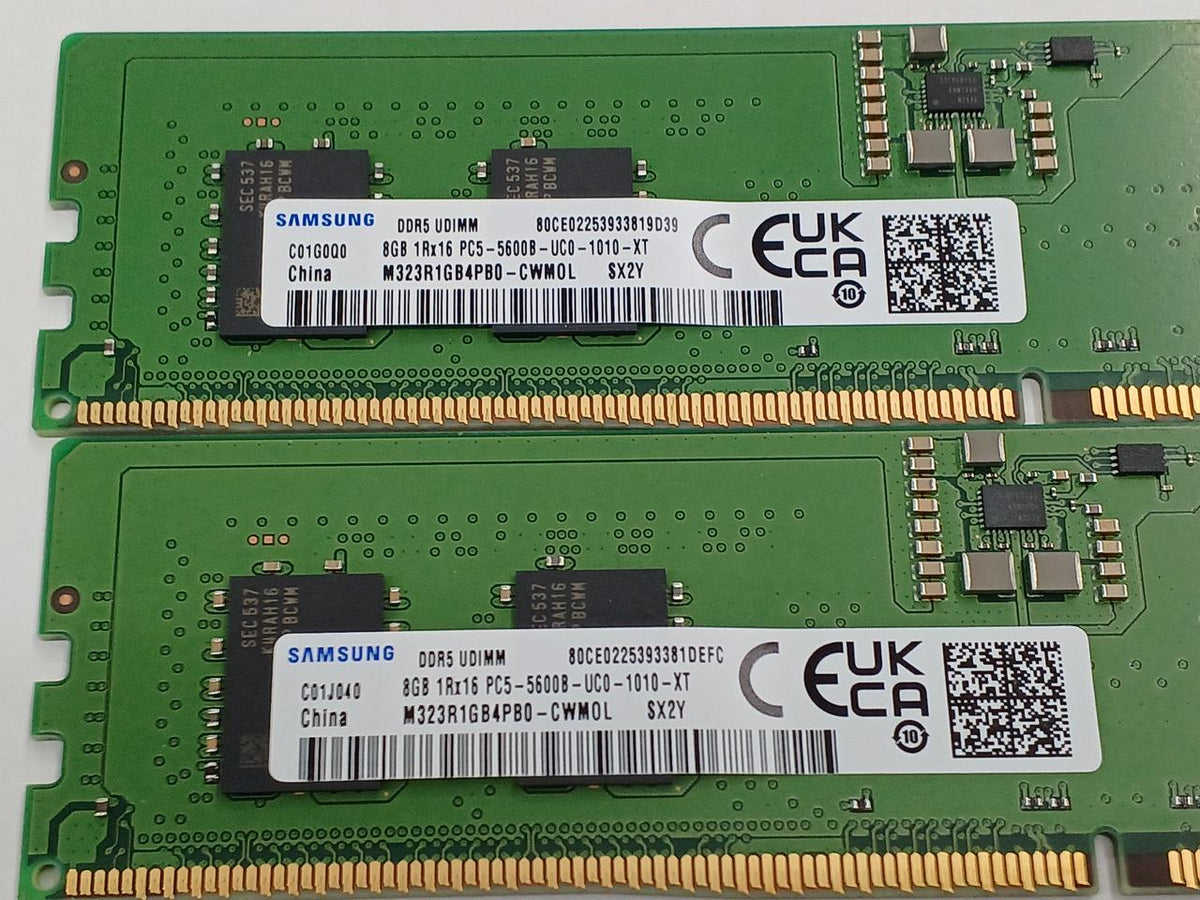 SAMSUNG Desktop DDR5 8GB 2 Chips M323R1GB4PB0-CWM0L