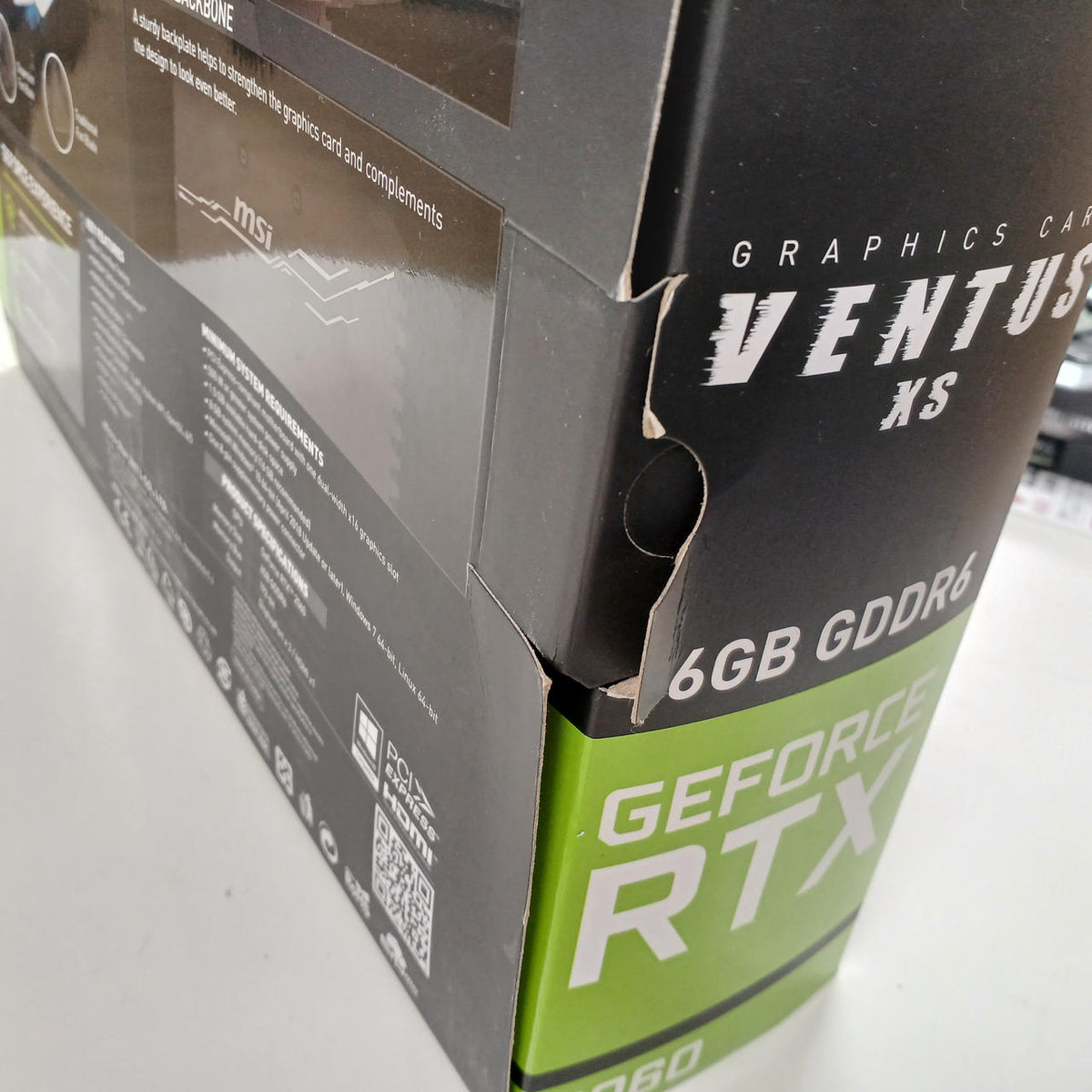 MSI Graphics Board RTX2060 VENTUS XS 6G OC