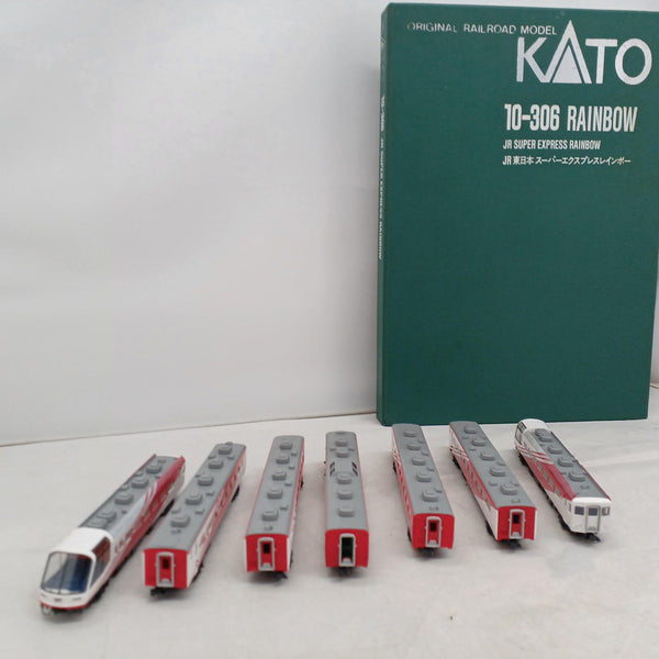 KATO 10-306 スーパーエクスプレスレインボー　7両セット KATO JR Super Express Rainbow 7-Car Set 10-306 – BanzaiHobby