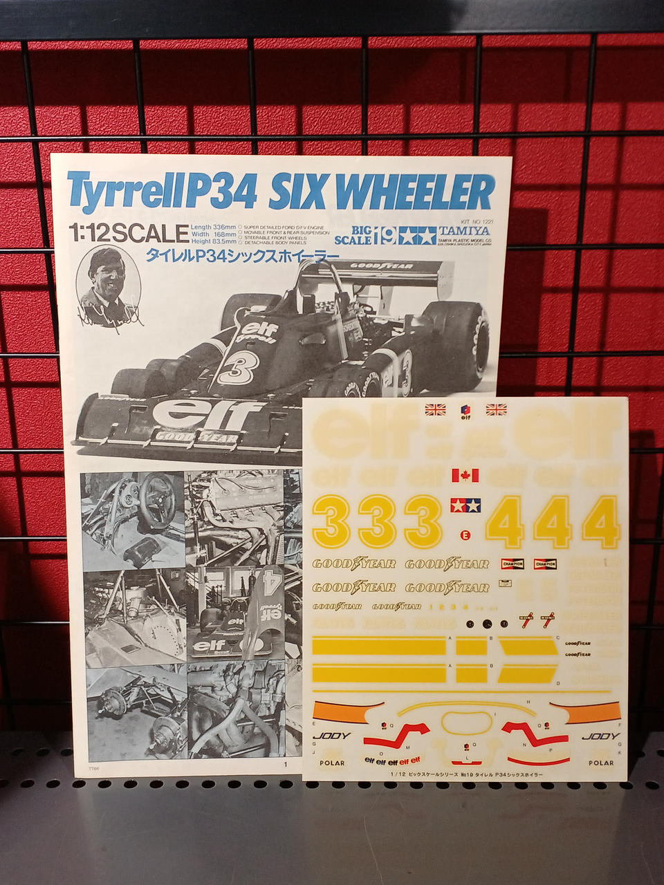 TAMIYA 1/12 Tyrell P34 Six Wheeler