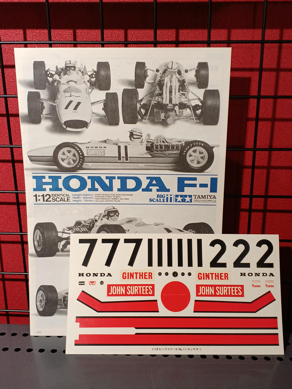 TAMIYA 1/12 HONDA F-1