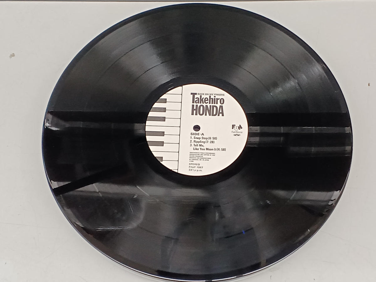 Fun House JAZZ Record Takehiro Honda / Back On My Fingers