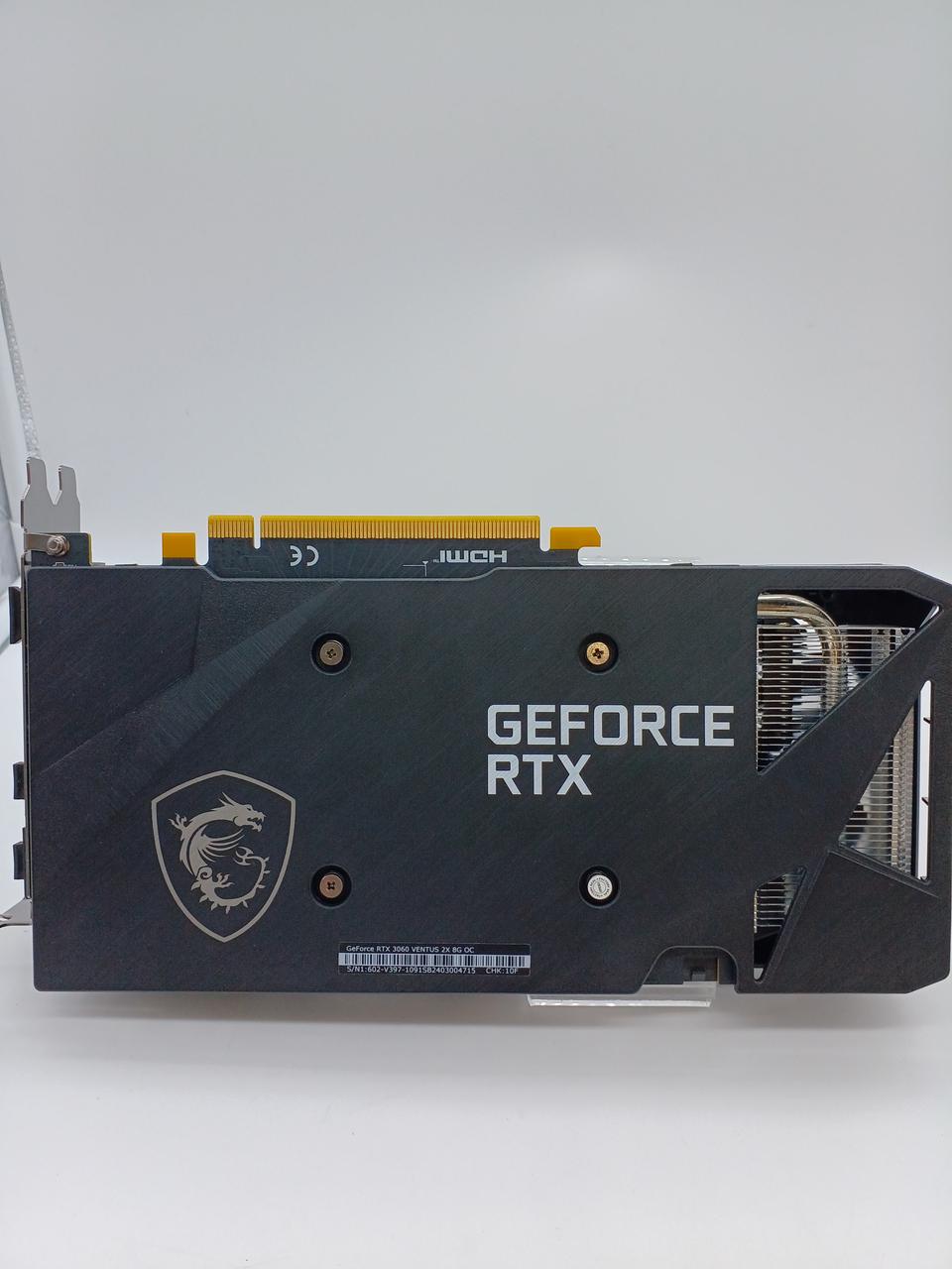 MSI Graphics Board: GEFORCE RTX 3060 VENTUS 2X 8G