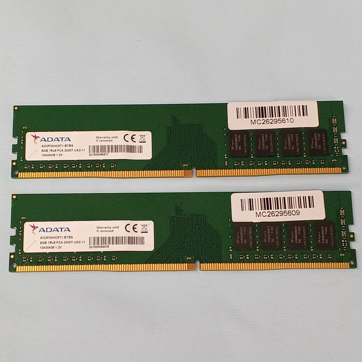 ADATA DDR4 PC Memory 16GB (8GB×2) AO2P24HC8T1-BTBS