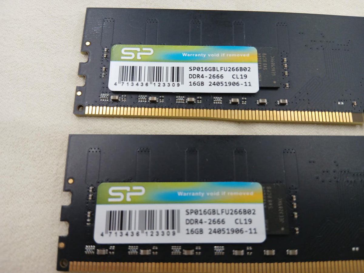SILICON POWER PC Memory DDR4 16GB×2 SP016GBLFU266B02