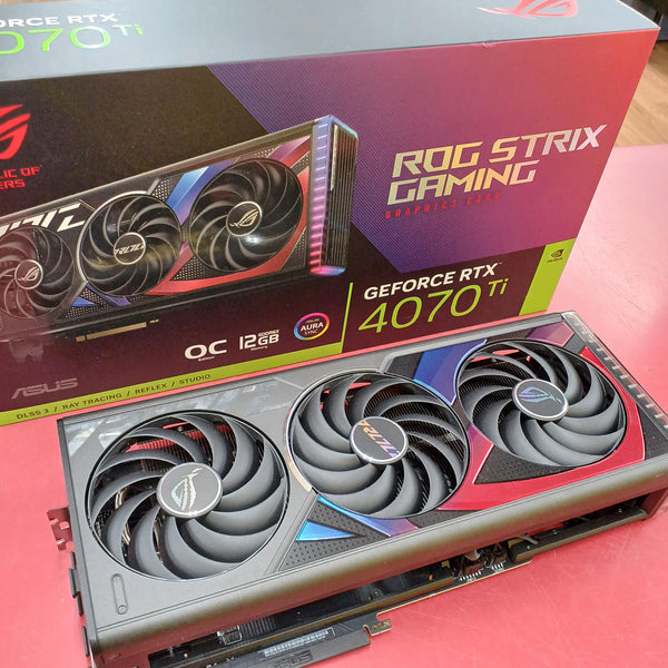 ASUS Graphics Card: ROG STRIX RTX4070TI O12G GAMIN | BanzaiHobby